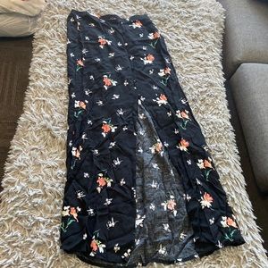 Floral long skirt